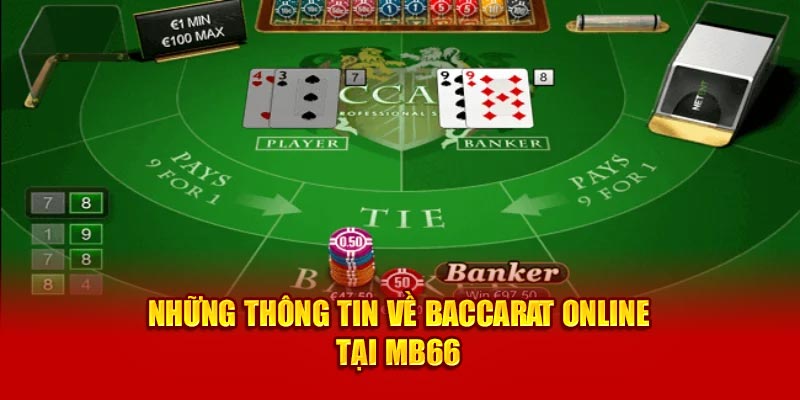 Những thông tin về baccarat online tại MB666